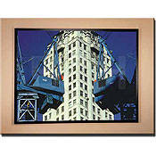 252008 Clarion Fixed Frame Front Projection Screen (43x57 )