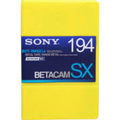BCT 194SXLA 194 Minute Betacam SX Video Cassette, Large