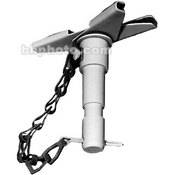 Adapter   Scissor Clamp to Baby Stud, with Chain
