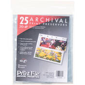 Archival Storage Page for Panoramic Prints   3.5x10    Holds 4 Prints   25 Pack
