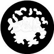 Standard Steel Gobo #7737   Open Breakup