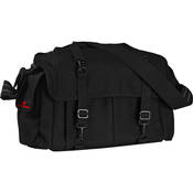 F 7 Double AF Canvas Shoulder Bag   for 2 Large Film or Digital SLR Cameras with 4 5 Lenses and Accessories (Black)