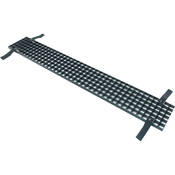 Eggcrate Louver for 3  Single Fixture   Black