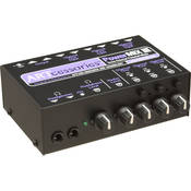 POWERMIX III  3 Channel Miniature Stereo Mixer with 1 4  Left and Right Inputs, Pan and Level Control Per Channel