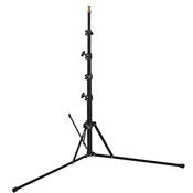 Compact Lightweight Light Stand, Black, 6.5