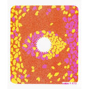 P673 Yellow Pink Bi Color Center Spot Resin Filter