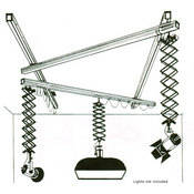 Scissor Light Mover System for 3 Lights
