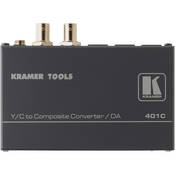 401C Video Signal Converter & Distribution Amplifier Y C to Composite Video
