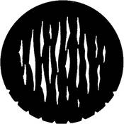 Standard Steel Gobo #7716   Tree Trunks   Size A 100mm