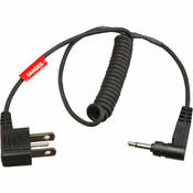 Qflash to Radio Slave 2 Transmitter Cord   Household 3 Pin to Mini   for use with Radio Slave 2 when Qflash is Connected to a TTL Module