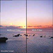 84mm Pink Strip Glass Filter   for Cokin P