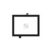 Intenscreen Focusing Screen for Bronica ETR Series Cameras   Matte with Diagonal Split Image