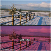 4 x 4  2 Cranberry Solid Color Filter