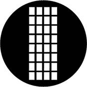 Standard Steel Gobo #7142   Georgian   Size M 66mm