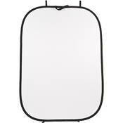 Collapsible Reflector   4x6  Oval   White Translucent