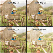 4 x 4  Solid Neutral Density (ND) 0.2 Filter