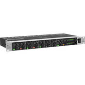 RX1602   16 Channel Rackmountable Line Mixer with Balance and Level Control and  4  10 Switching Per Channel