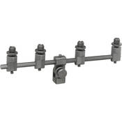 ST 4   Universal Quad Microphone T Support with 3 8  and 5 8  Threading
