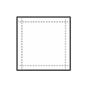 Intenscreen Focusing Screen for Hasselblad 500C and 500EL Cameras   Plain Matte with Frame Lines Indicating 8x10  Print Proportions