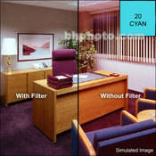 A709 Color Compensating CC50C (Cyan) Resin Filter