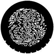 Standard Steel Gobo #7212   Tropical Flora   Size A 100mm