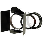 4 Leaf Barndoor Kit for Photogenic 7 1 2  Reflectors   Includes: PL7MF Mounting Frame, & PL7D Diffuser
