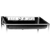 TRP The Sink II ABS Plastic   Black 6  Deep Fully Assembled,  Plumbed & Lab Tested (4 11x14 or 2 16x20  Trays)(48x33x13 )