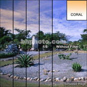 4 x 5  1 2 Coral Soft Edge Graduated Filter (Horizontal Orientation)