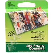 Photo Mounting Corners (Box of 250, Clear)