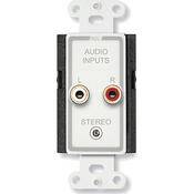 D CIJ3  Consumer Input Jacks (Mono) (White Gray)
