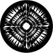Standard Steel Gobo #7615   Jagged Squares   Size M 66mm