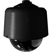 DF8 PB 1 8  Black Pendant Mount Dome w Opaque Black Bubble (Clear Window)
