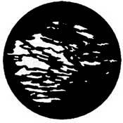 Standard Steel Gobo #7167   Cloud 9