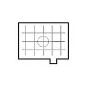 Intenscreen for Nikon FA, FE, FE2 & FM2 Cameras   Plain Matte with Grid