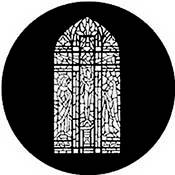 Standard Steel Gobo #7802   Stained Glass Composite