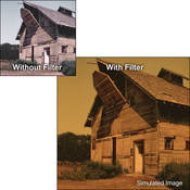 3 x 4  3 Sepia Solid Color Filter