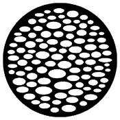 Standard Steel Gobo #7569   Elipses   Size A 100mm