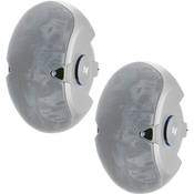 EVID 3.2   2 Way 150 Watt Installation Speaker with Dual 3.5  Woofers and .75  Titanium Tweeter   White(Pair)