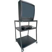 Wide Body TV Cart with 4  Casters