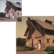 5 x 6  1 Sepia Solid Color Filter