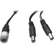 PS 212 Power Cable   Dual Coaxial Style to Hirose 7 4 pin (Betacam) Plug