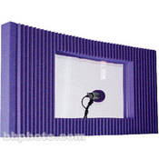MAX Wall Window Kit (Purple)   20  x 48  x 4 3 8  Mobile Acoustic Panel with 18  x 12  x 1 4  Plexiglass Window, No Stand   Single
