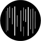 Standard Steel Gobo #7502   Linear 4   Size E 37.5mm