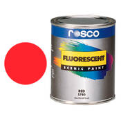 Fluorescent Paint   Red   1 Qt.