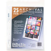 Archival Storage Page for Contact Proofing Print & Negatives, 6x6cm (120), 3 Strips of 4 Frames, Vertical, (Hanger or Binder)   100 Pack