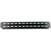24XDB9 Patchbay, Twenty Four DB9 Connectors, Rackmountable (2RU)