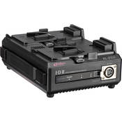 VL 2 Endura type Lithium Ion Battery Charger, 2 Channel Sequential Charging, with 60 Watt Power Supply