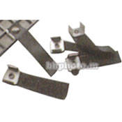 Silver Louver Clip with Strap  4 Pack
