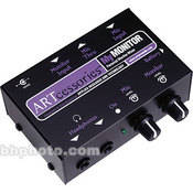 MYMONITOR Personal Portable Battery Operated Headphone Monitor Mixer Mixes Mic and Line Signals with Mic Out to Console