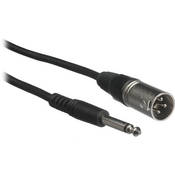 XLRP SPP 25EXF Male 1 4  Phone to Male 3 pin XLR Cable  25  (7.6 m)